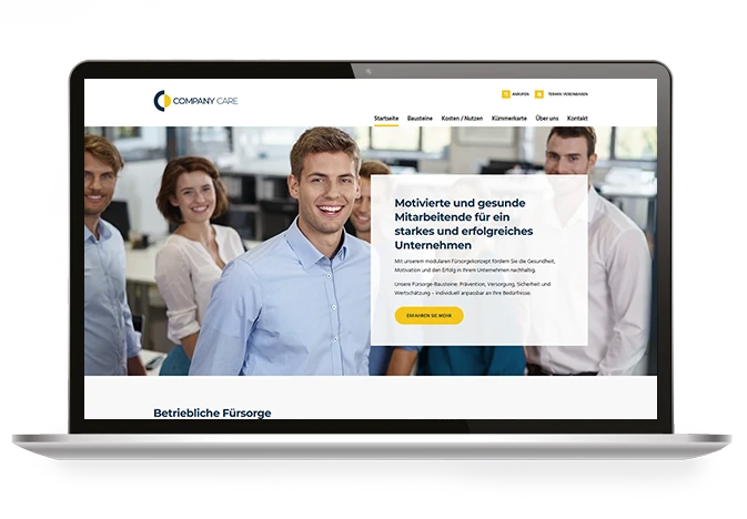 Makler Homepages | Company Care