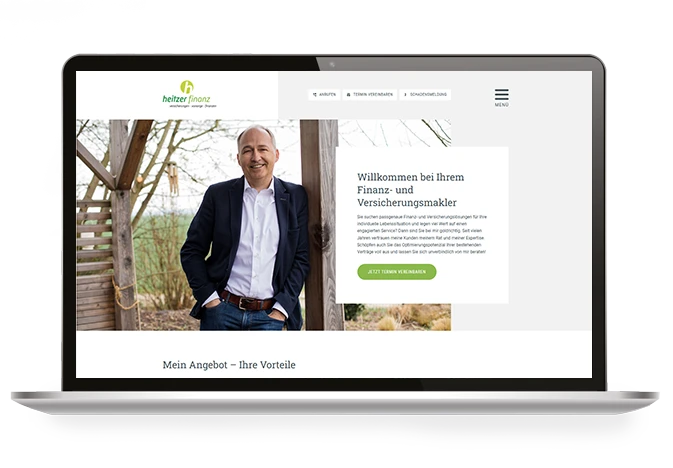 Makler Homepages | Heitzer Finanz