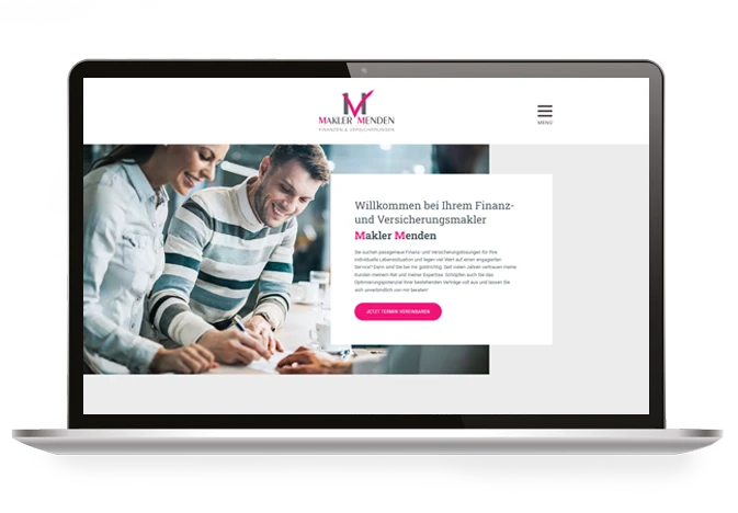 Makler Homepages | Referenz Makler Menden