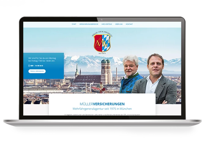 Makler Homepages | Müller Versicherungen