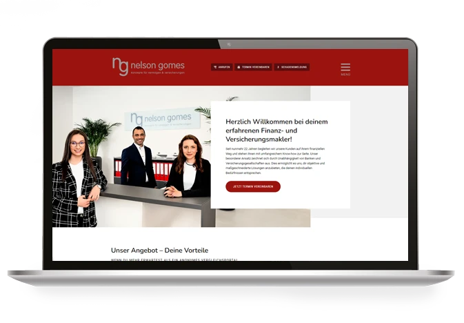 Makler Homepages | Referenz Nelson Gomes