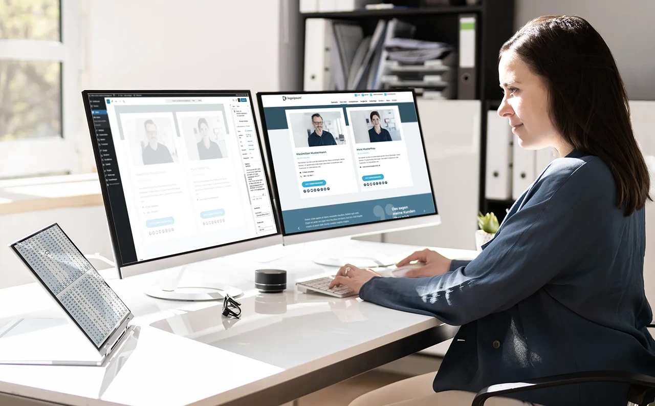 Makler Homepages - Umsetzung Webdesigner